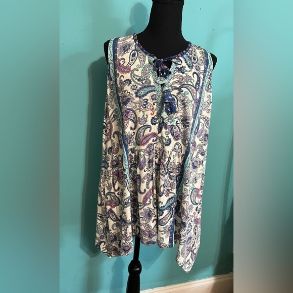 Tops - #162 Vintage America Sleeveless Blouse